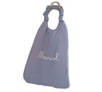 Générique Bavoir Enfant Elastique pour Cantine, Crèche, Maternelle, Personnalisable avec Prénom, Multi-Coloris