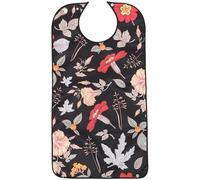 Générique Bavoir Imperméable Double Couche Lavable pour Hommes Senior Protection Repas Ajustable Confortable pour Personnes Âgées