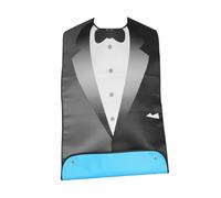 Générique Bavoir Lavable Imperméable pour Adulte Tablier Protection Vêtements pour Repas en Établissement de Soins