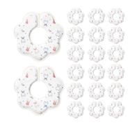 Générique Bavoirs - Lot de 20 Serviettes Douces, Ajustables et Imperméables | Bavoirs De Bave | Pour Garçons et Filles, Voyage, Repas, Douche et Noël