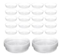 Générique Bays en Pot Fleurs - Soucoupes Végétales De 30 pc | Plateau Goutte Goutte | Soucoupe De Transparentes pour Les Pots | Récipient De Capteur d'eau De Jardin | Récipients Fleurs Plateaux D