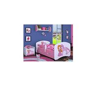 Générique BDW Lit pour Enfant avec Matelas et tiroir de lit - 140/160/180/190 - Différentes Variantes - Rose (Princesse avec Licorne, 180 x 90)