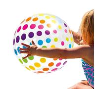 Générique Beach Ball - 19.68in PVC Colorful Inflatable Water Ball, Bulk Pool Toys for Kids & Adults | Fun Summer Favorites for Parties, Beach, Outdoor Play, Swimming, and Holiday Activities