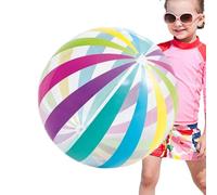 Générique Beach Ball - 19.68in PVC Colorful Inflatable Water Ball, Bulk Pool Toys for Kids & Adults | Fun Summer Favorites for Parties, Beach, Outdoor Play, Swimming, and Holiday Activities