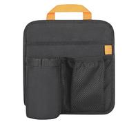 Générique Beach Chair Cup Holder, Portable Drink Organizer, 10.63x10.24in 600d Oxford Cloth Storage with Multi-Pockets, Reusable Hanger Holder for Camping, Picnics, BBQ, Outdoor Use, Black