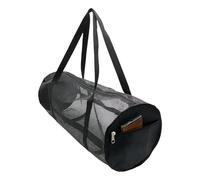 Générique Beach Gear, Folding Mesh Sack, 27.56x10.63in Large Equipment Carrier, Breathable Net Design, Heavy Duty Zipper Closure for Diving, Playground Toys, Swimwear, Football Shoes
