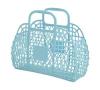 Générique Beach Handbag, Reusable Easter Basket, Jelly Tote, Transparent Material, Open Structure, Lightweight Feel, Easy-Clean Design, Summer Party Use, 9.45×8.27×3.74 Inches