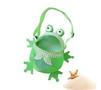 Générique Beach Mesh Bag, Kids Quick Dry Net, Portable Frog Shape Adjustable Tote Vacation 9.84x7.87 inches, Girl Travel, Outdoor, Boy Seashell Collecting, Perfect for Beach and Water Activities