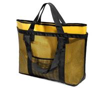 Générique Beach Pool Bag, Mesh Tote, Travel Tote, Lightweight Waterproof Daypack, Sandproof Summer Handbags, for Gym, Vacation, Camping, Outdoor Swim, 22x5.9x15.75 Inches, PVC Mesh, 1-Piece