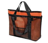 Générique Beach Pool Bag, Mesh Tote, Travel Tote, Lightweight Waterproof Daypack, Sandproof Summer Handbags, for Gym, Vacation, Camping, Outdoor Swim, 22x5.9x15.75 Inches, PVC Mesh, 1-Piece