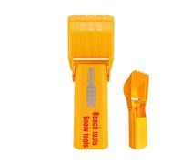Générique Beach Toy Hand Digger, Large-Size Excavator Arm for Sand and Snow Play, Ergonomic Grip Strength Builder, Excavator Arm Design, Solid and Long-Lasting, Color Yellow
