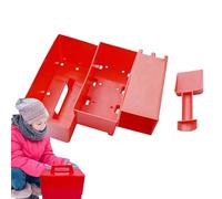Générique Beach Toy Set, Sand Castle Building Kit with 4X Brick Wall Mold, 9.92x6.57x5 inches Outdoor Seaside Playset, Sandbox Castle Buildings Toy for Boys and Girls, Easy to Use