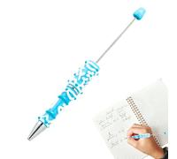 Générique Bead Pens, Bullet-Shaped Beaded Ballpoint Pens, 5.71x0.63 Inches Jewelry Making Supplies, School Stationery, Smooth Writing Tools, Ideal for Teachers, Students, Crafting, Journaling, Notes