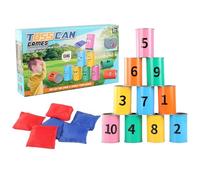 Générique Bean Toss Game Outdoor - 4.02Inch Family Lawn Game Set | ABS Cloth Bean Bag Toss Interactive Party Toy for Beach Garden Camping Backyard Yard Outdoor Event Fun