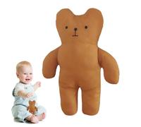 Générique Bear Comfort Doll - 9.84 in Soothing Sleep Bear Doll | Adorable Cute Soothing Pillow | Bears Stuffed Animal for Child Kid Boys Girls Bedroom Living Room Shelf Table Study