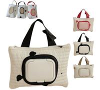 Générique Bear Embroidery Wet Wipe Pouches,Practical Wet Wipe Storage Bag,Stylish Portable Baby Wipe Hanging Pouches Excellent for Travel & Daily Use (Black, S)
