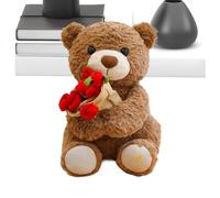 Générique Bear Plush- Bear Stuffed Animal | Bears for Cuteanimal Plush Toy,Companion Bearr, Doll, Kids Girls, Sofa Bedside Living Room, Bedroom Nursery, Home, Birthday Christmas