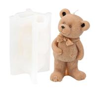 Générique Bear Resin Mold - Animal Shape Casting Silicone Tool for Craft Making for Gift Decor | Flexible Food Grade Silicone Material, 3D Cute Figure Resin Jewelry Ornament Casting Accessory