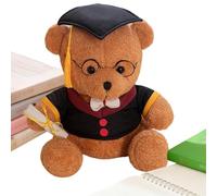 Générique Bear Stuffed Animal - with Graduation Hat Cute Doll,Cartoon Keepsake Animal Plush Doll - for Women Men Kids Girls Boys Home Bedroom Living Room Bed Couch Shelf
