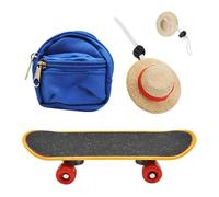 Générique Bearded Dragon Outfits 3 - Pieces Small Adjustable Lizard, Skateboard Tank Accessories Climbing, Pet Toys Cage Terrarium Home | Climbing Pet Toys Cage Terrarium Home Outdoor Reptile