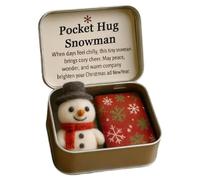 Générique Bébé de Noël | Ornement Souvenir en Feutre | Cartes Inspirantes Qui Incluent Des Citations - pour Femmes Hommes Ami Petit Ami Collègues Adultes Pâques