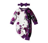 Générique Bébé Garçon Fille Combinaisons,Enfant en Bas ge Printemps Automne Body Hiver Chaud surpyjama Bebe Garcon Nouveau Né Vetement Mignon Combinaison Costume Enfant