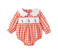 Générique Bébé Halloween Bodysuit Costume Bebe Garcon Fille Coton Côtelé Confort Citrouille Sourire Tenues Enfant Chauve-Souris Survêtement Nœud Papillon Barboteuse Mon premier d'Halloween