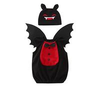 Générique Bébé Halloween Chauve-Souris Costume,Ensemble pour Enfant Costume Chauve Souris Carnaval Déguisement Cosplay Mascarade d'halloween Fille Tout-Petit Fête