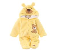 Générique Bebe Hiver Combinaison De Neige Ours Polaire Capuche Coeur Combi-Short Idéal Pour L’Hiver Manteau Manche Longue Enfant Lapin Body Garçon 18 Mois Barboteuse Sans (Light Jaune,6-12 mois)