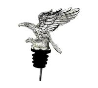 Générique Bec Verseur de Vin Eagle, Bouchon de Bouteille de Vin pour La Maison, Bec Verseur de Vin Animal pour La Fête et Les Vacances, ARGENT