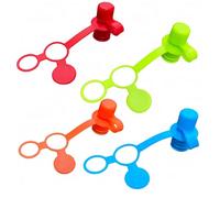 Générique Bec Verseur pour Bouteille d'Eau,Adaptateur pour Gobelet Enfant | 4 Pièces Adaptateur Portable En Silicone De Bec Pour Bouteille D'eau Pour Tout-Petits Bébé Et Voyage