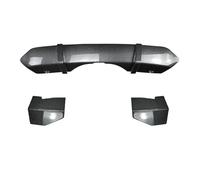 Générique Becquets Arrière Lèvre De Diffuseur De Pare-Chocs Arrière De Voiture, pour BMW X5 F15 2014-2018, Kit Garniture Plaque De Séparation Becquet pour MP Style(Look de Carbone)