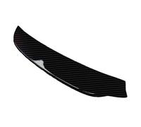 Générique Becquets Arrière pour VW pour Caddy MK3 2003-2015 Aileron Coffre Arrière Lèvre D'aile ABS Brillant Noir Aspect Carbone Kit De Carrosserie Couverture(Look de Carbone)