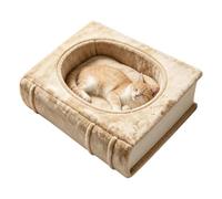 Générique Bed for Cats - Cute Funny Book Warm Soft Calming Pet Bed | Breathable Kitty Bed Cat Furniture, Cute Book Design Warm Soft Bed For Kitten Small Dog Indoor Home Bedroom Balcony