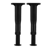 Générique Bed Frame Center Support - PP Adjustable Height | 2-Piece Bed Leg Replacement, Secure Brackets Versatile Beds Legs for All Beds Frames | for Bedroom Furniture Support Home Use