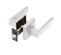 Générique Bedroom Door Knob - Bedroom Door Knob, Privacy Lever Doorhandle - Heavy Duty Doorlocks Reversible Flat LeversDoor Handles For Right Or Left Side, Bathroom