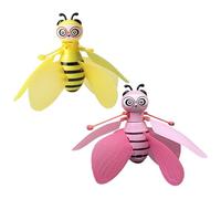 Générique Bee Flying - Flying Dolls, Induction Aircraft Toys for Kids | Bee for Children | Rechargeable Hand Sensor with LED Lights, Suspended Mini Educational for Boys Girls