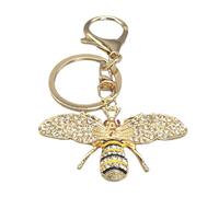 Générique Bee Keychain, Cute Yellow Beep Charm, Zinc alloy Animal Key Ring Accessory for Wallet, Handbag, Backpack, Gift for Girls, Teens, Women, Sister, Friends, Dad Bees Keyring