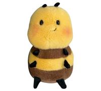 Générique Bee Plush, Chubby Smiling Bee Plush Doll, Decorative Hugging Pillow Collectible Figures for Boys Girls Children Shower Birthday Holiday Christmas