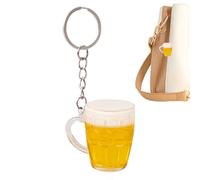 Générique Beer Can Key Chain, Wallet Charm Simulation, 3.94x3.94x1.97 Inches, Aesthetic Mini Accessory, Handbags Backpack Purse, Cute Decorative Keychain for Women, Fun Novelty Gift Everyday Use