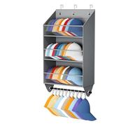 Générique Behind The Door Hat Rack - Hanging Hat Storage Rack for Behind Doors | Large Capacity Baseball Cap Organizer | Space Saving Hāt Holder for Wardrobes, Apartments