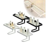 Générique Behind The Faucet Sink Organizer, No-Drill Free Over The Sink Shelf Bathroom, Universal Thickened Behind The Faucet Shelf Bathroom, Space-Saving Countertop Organizer (2MIX-A,60CM)