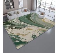 Générique Beige Flanelle Tapis Soft, 60 x 90 cm Antidérapant Moelleux épais Chambre et Chambre d'enfant Lavable Tapise - Minimalisme Abstrait Fluide Design Moderne Tapis pour la décoration