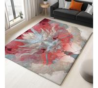 Générique Beige Tapis Lavable Machine Salon 100 x 150 cm Antidérapant Doux Poil Ras Anime Dragons Samouraïs Nuages - Chambre Bureau Salle a Manger Cuisine Entrée Salle Détente, Décoration Maison