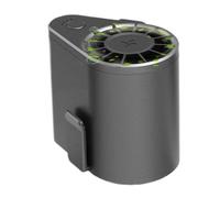 Générique Belt Clip Fan | Lightweight Rechargeable 1000mAh Battery