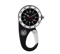 Générique Belt Clip Watch - Carabiner Watch | Camping Outdoor Quartz Watchs with Compass, Hands | Durable Zinc Alloy, Easy for Backpack Or Belt, Adventure Essential