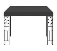 Générique Belvédère à Montage Mural 3x3x2,5 m Anthracite,Maison & Jardin,Pelouses & Jardins,Vie en extérieur,Structures extérieures,Auvents & abris,Anthracite,28.6KG,48000