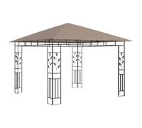 Générique Belvédère avec moustiquaire 3x3x2,73 m Taupe 180 g/m²,Maison & Jardin,Pelouses & Jardins,Vie en extérieur,Structures extérieures,Auvents & abris,Taupe,32.2KG,312251