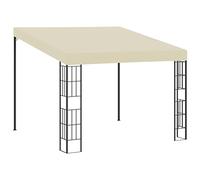 Générique Belvédère Mural 3x3 m Crème Tissu,Maison & Jardin, Pelouses & Jardins, Vie en extérieur, Structures extérieures, Auvents & abris, Crème (Poids 28.7KG)