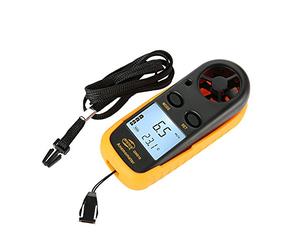 Générique Benetech Gm816 Digital Mini anémomètre Anemometro Thermomètre Jauge de vitesse du vent Mètre LCD portatif Outil de mesure